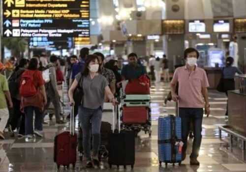 International arrival.