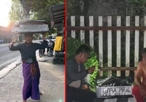 Spring Roll Vendor Vanishes in Gianyar, Cart Discovered at Gas Station.