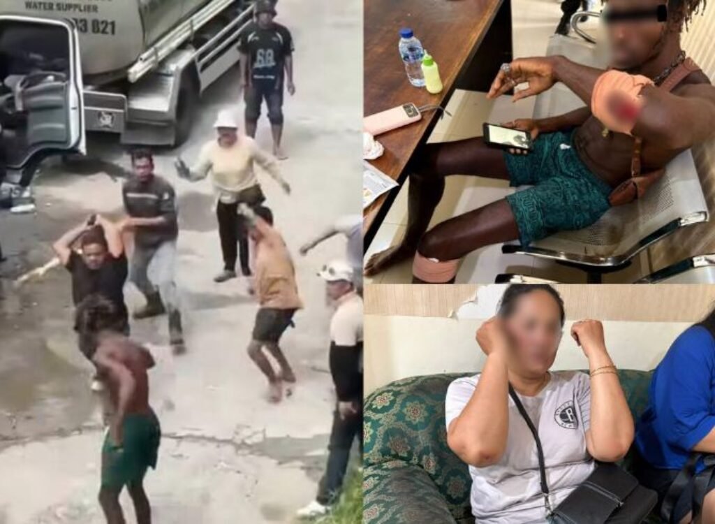 Foreign National and Construction Worker Clash in Suluban Area.