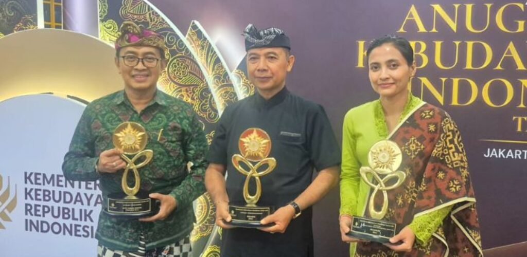 Bali receives four awards at the 2025 Indonesian Cultural Awards in Jakarta.